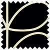 Orla Kiely Jumbo Linear Stem, Liquorice - Roman Blind